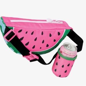 NWT Watermelon Fanny Pack with Attachable Koozie